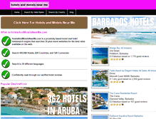 Tablet Screenshot of hotelsandmotelsnearme.com